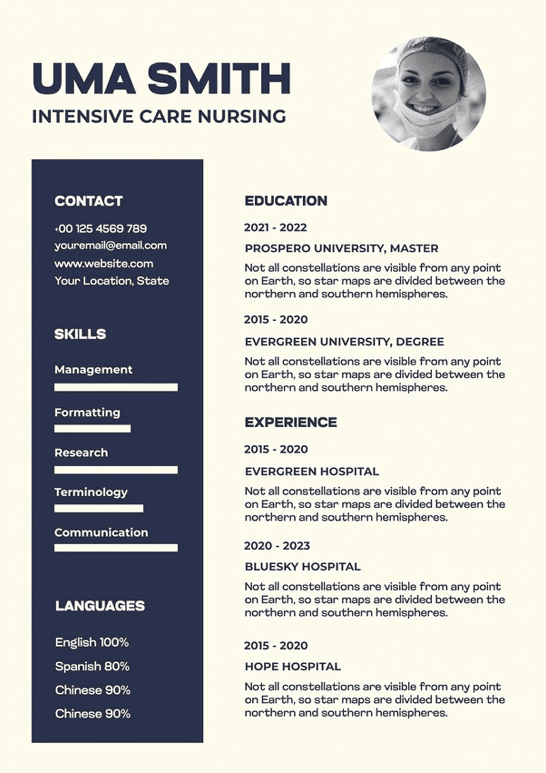 CV Modelo 4
