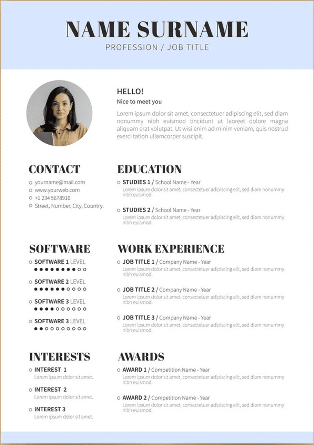 CV Modelo 9